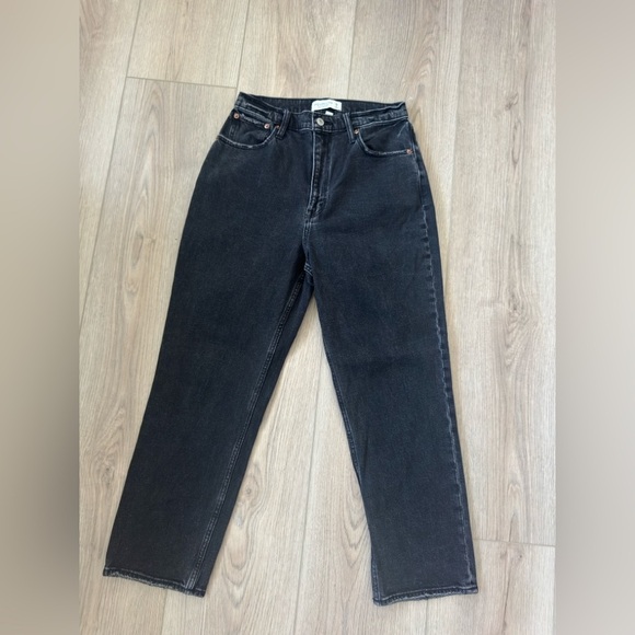 Abercrombie & Fitch Dark Gray Denim Jeans 🖤🐼 - Picture 3 of 9